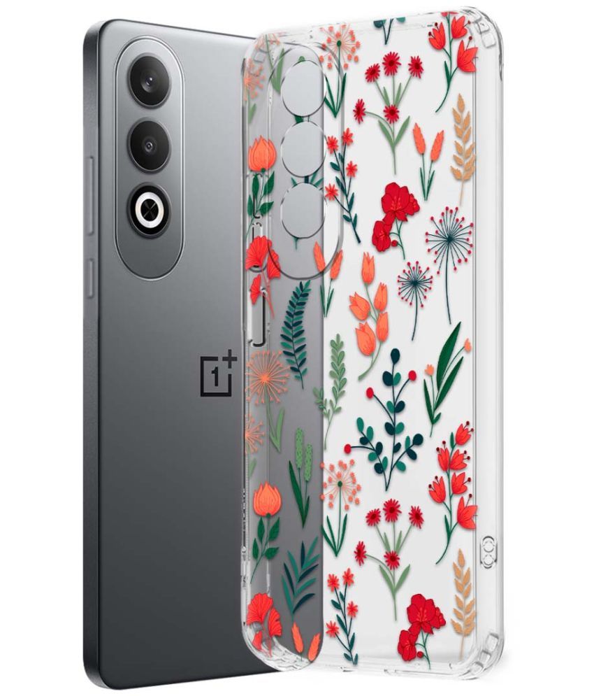     			NBOX Multicolor Printed Back Cover Silicon Compatible For OnePlus Nord ce 4 5G ( Pack of 1 )