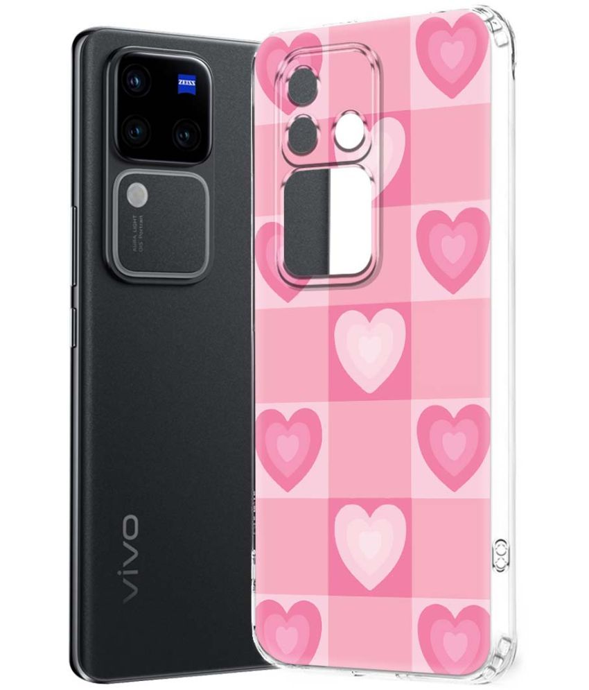     			NBOX Multicolor Printed Back Cover Silicon Compatible For Vivo V30 Pro 5G ( Pack of 1 )