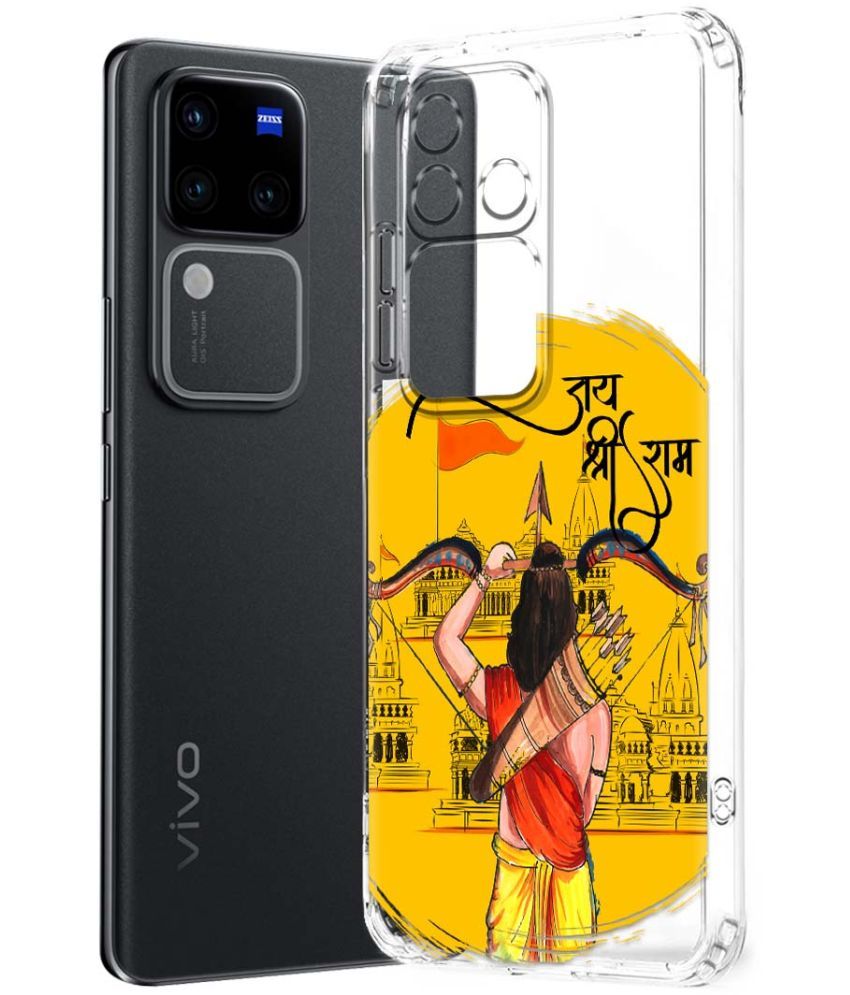     			NBOX Multicolor Printed Back Cover Silicon Compatible For Vivo V30 Pro 5G ( Pack of 1 )