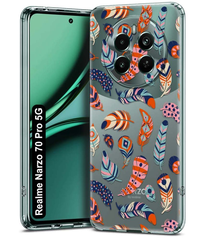     			NBOX Multicolor Printed Back Cover Silicon Compatible For Realme Narzo 70 Pro 5G ( Pack of 1 )