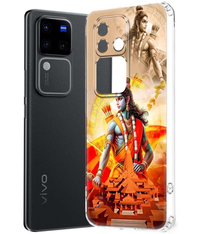     			NBOX Multicolor Printed Back Cover Silicon Compatible For Vivo V30 Pro 5G ( Pack of 1 )