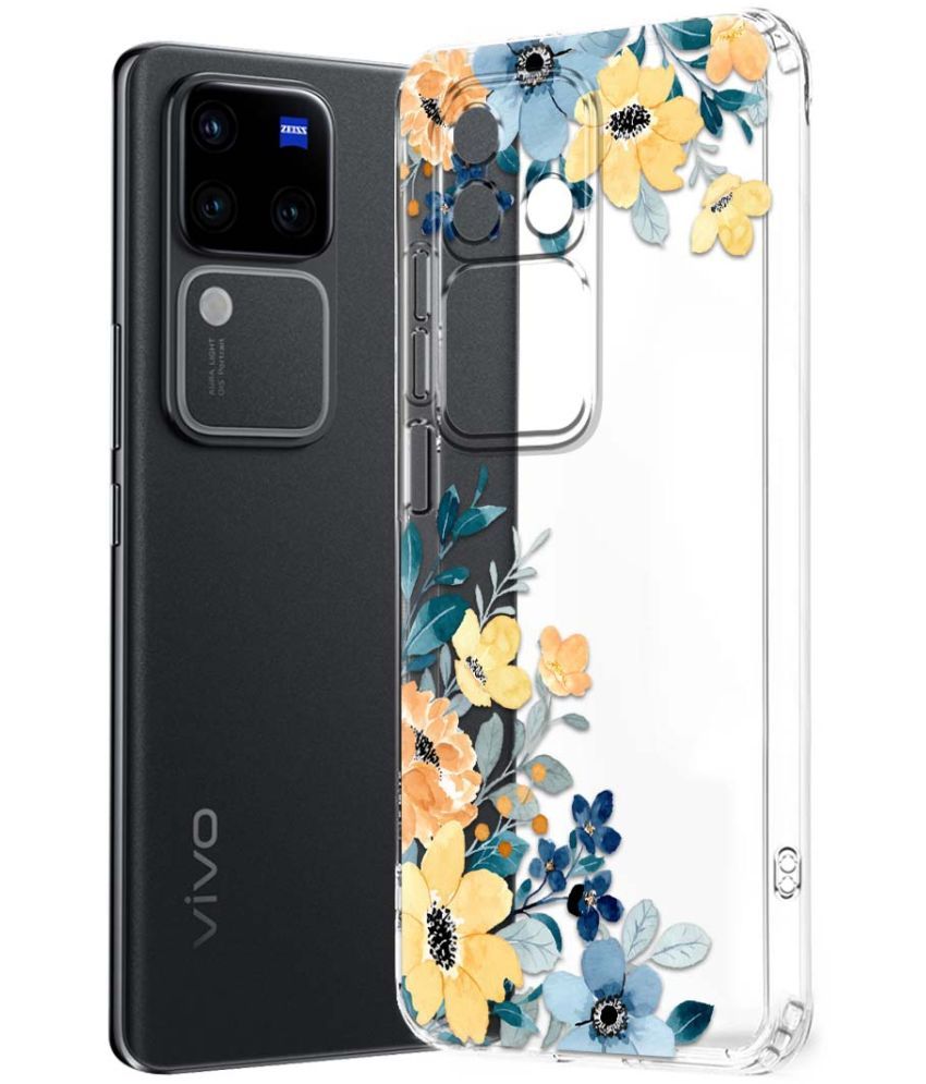     			NBOX Multicolor Printed Back Cover Silicon Compatible For Vivo V30 Pro 5G ( Pack of 1 )