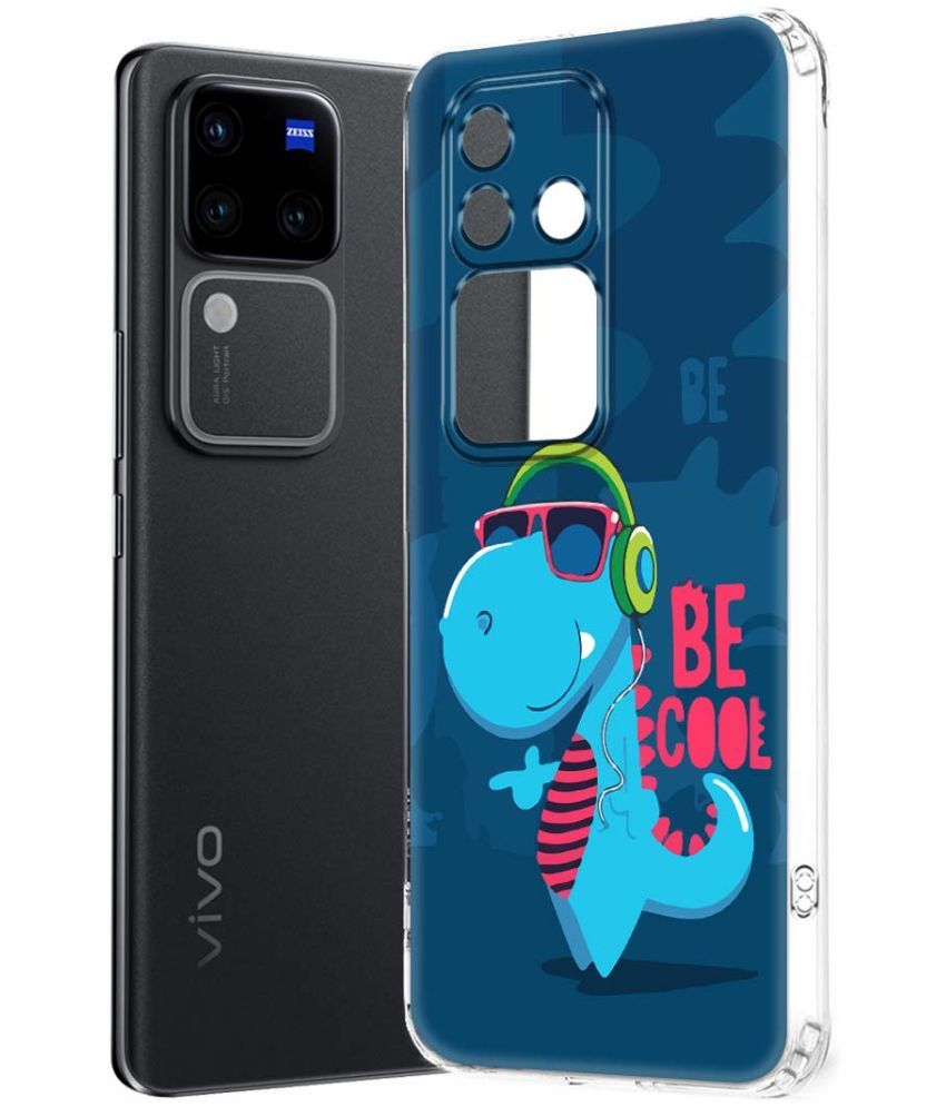     			NBOX Multicolor Printed Back Cover Silicon Compatible For Vivo V30 Pro 5G ( Pack of 1 )