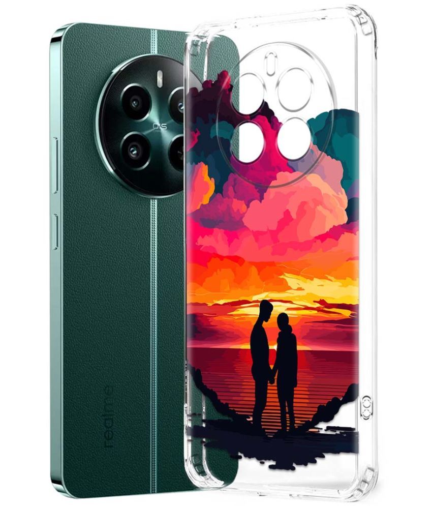     			NBOX Multicolor Printed Back Cover Silicon Compatible For Realme 12 Plus 5G ( Pack of 1 )