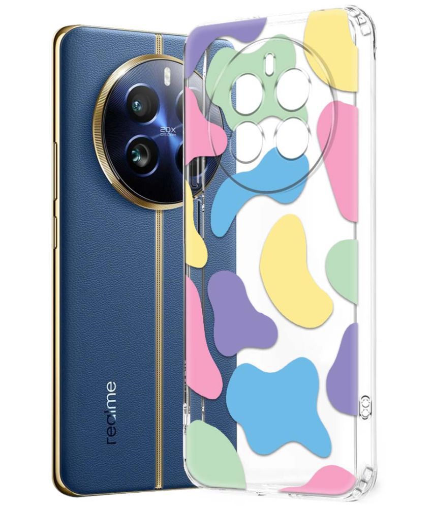     			NBOX Multicolor Printed Back Cover Silicon Compatible For Realme 12 Pro 5G ( Pack of 1 )