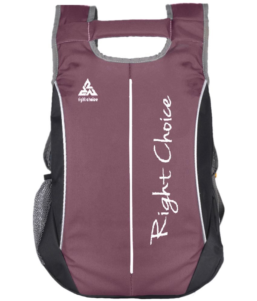     			Right Choice Purple Polyester Backpack ( 20 Ltrs )