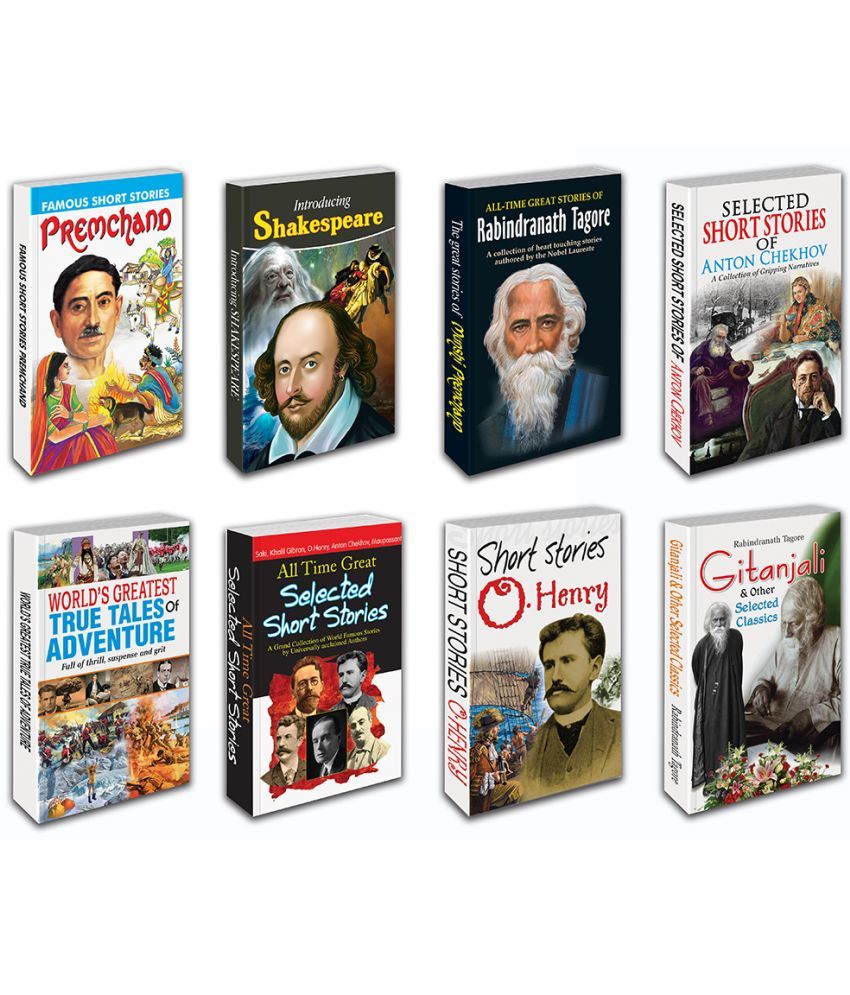     			World Famous Literature | Set of 8 Books For Library and Collectors