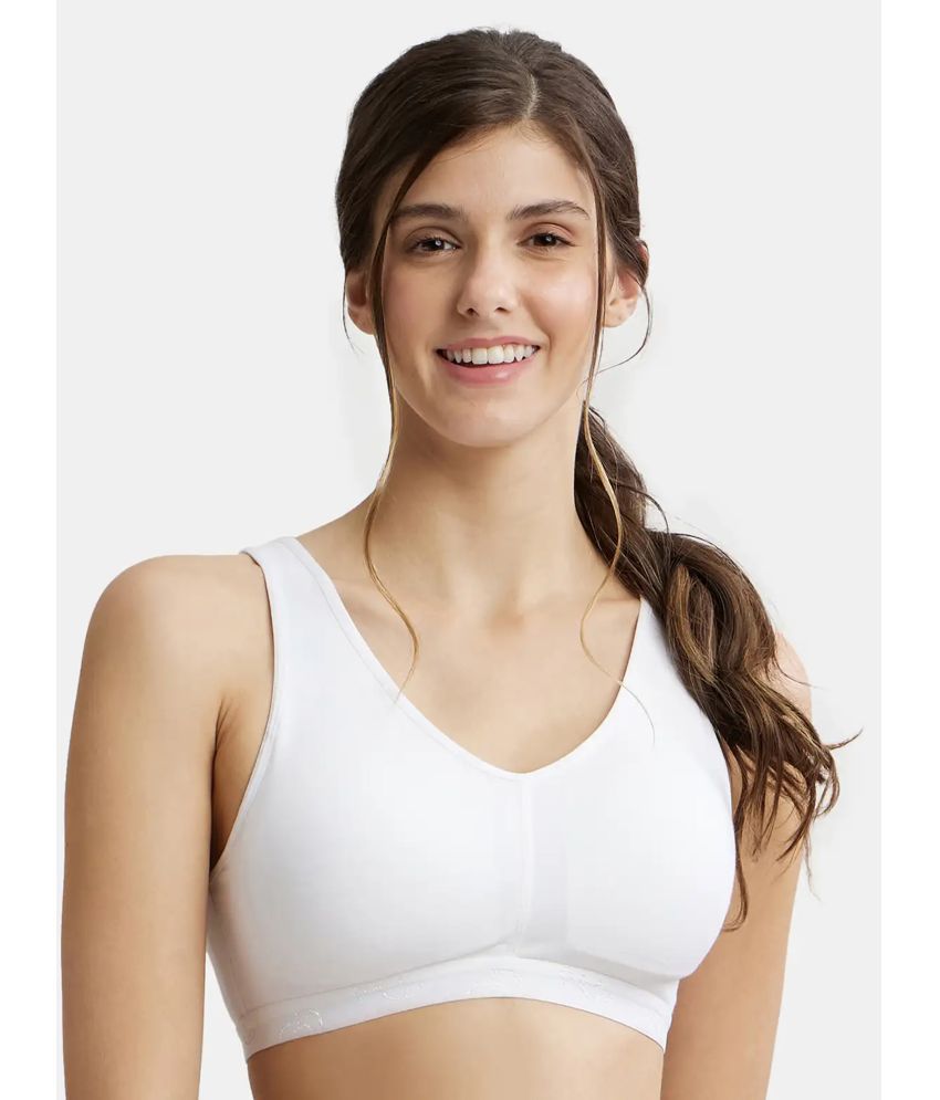     			Jockey White Cotton Lightly Padded Women's T-Shirt Bra ( Pack of 1 )