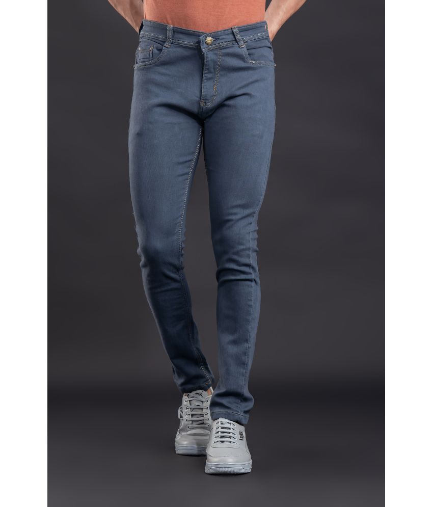     			L,Zard Slim Fit Basic Men's Jeans - Grey ( Pack of 1 )