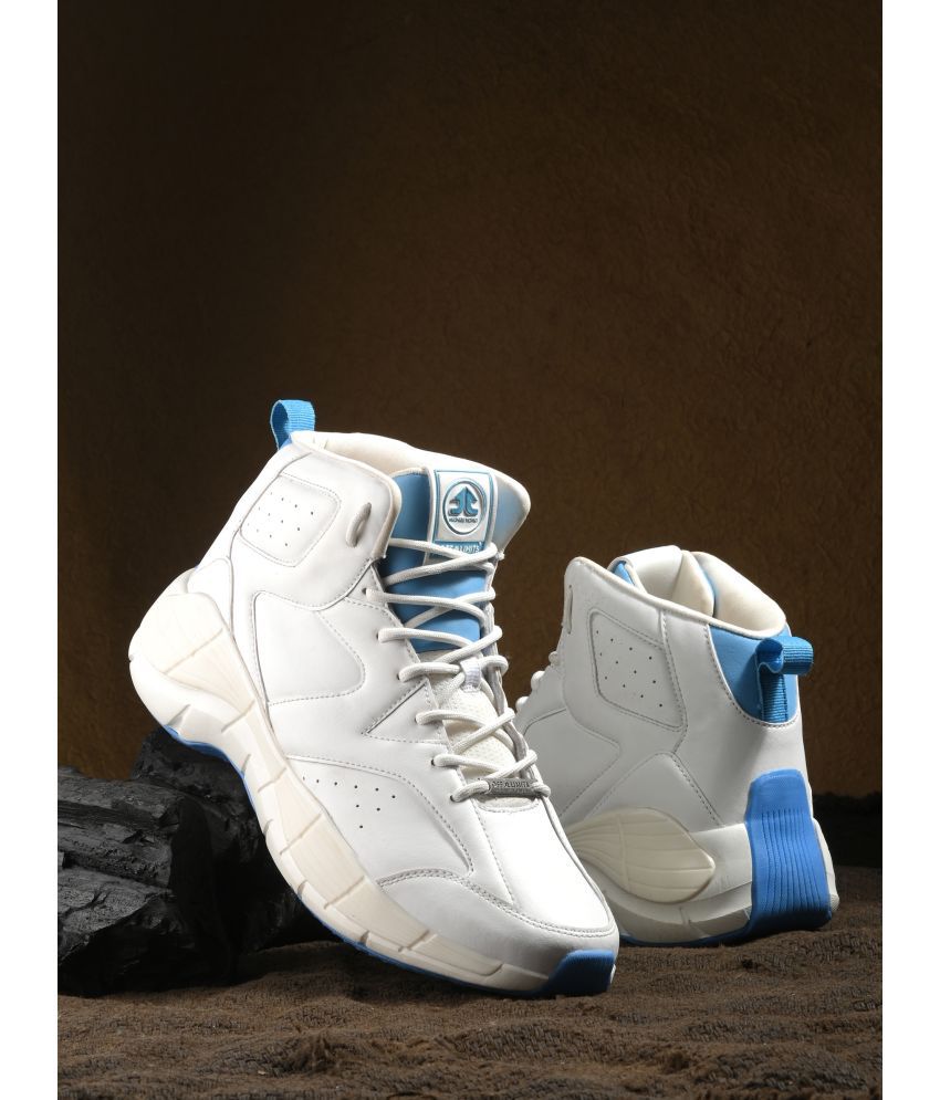     			OFF LIMITS RIDER White Basketball Shoes