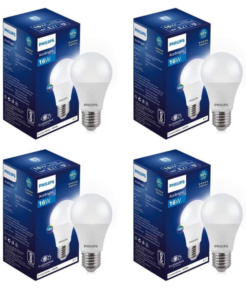    			Philips 16W Cool Day Light LED Bulb ( Pack of 4 )