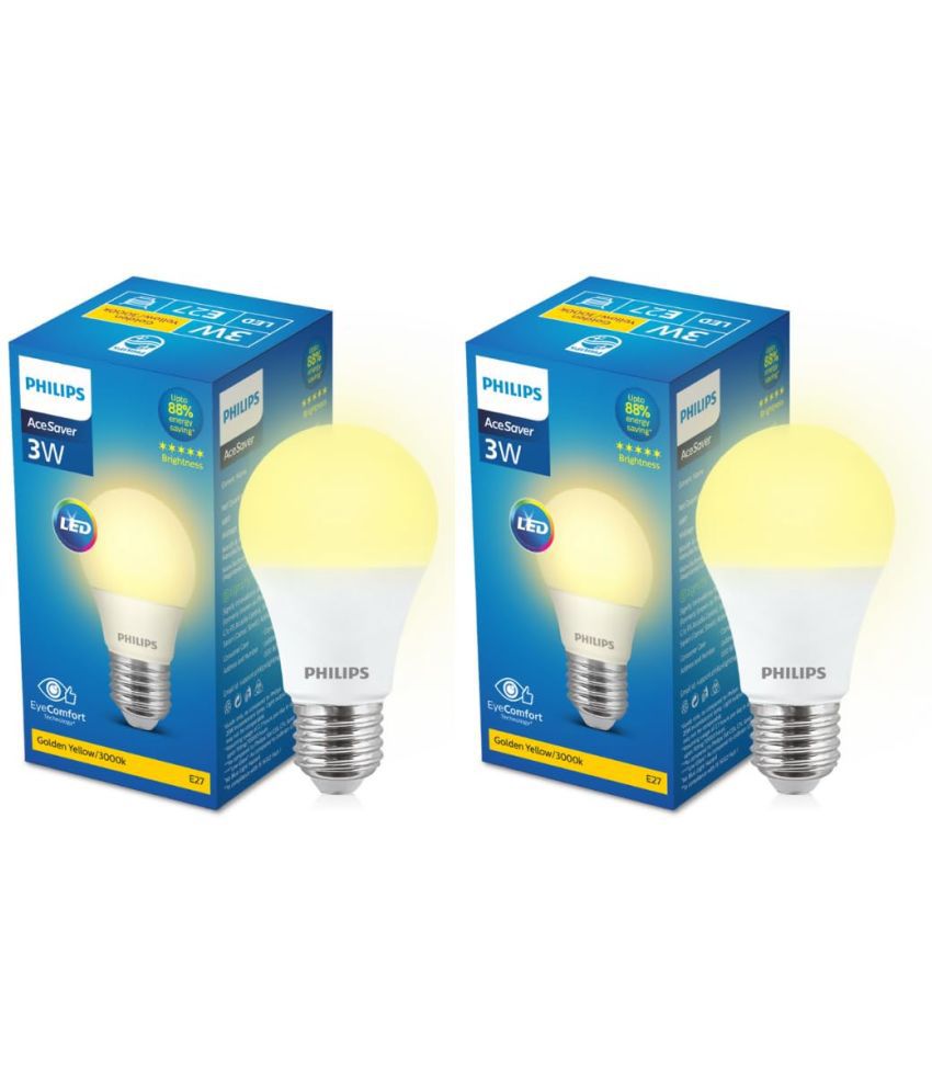     			Philips 3W Cool Day Light LED Bulb ( Pack of 2 )