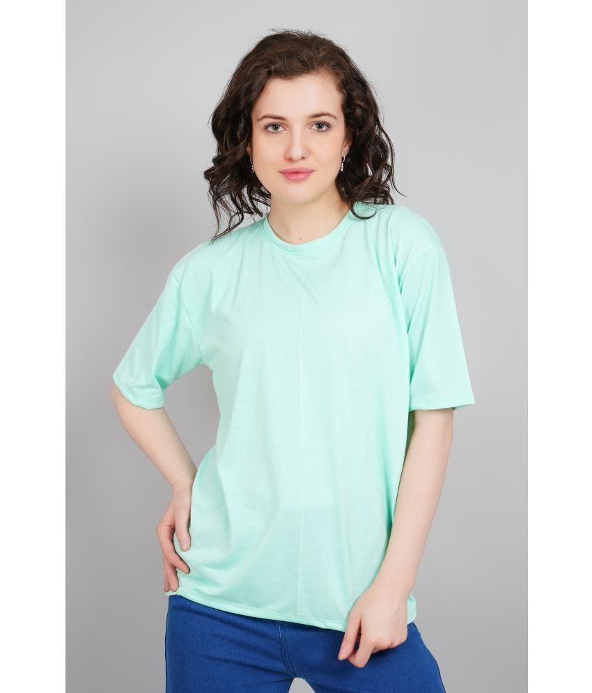     			AKTIF Mint Green Cotton Women's T-Shirt ( Pack of 1 )