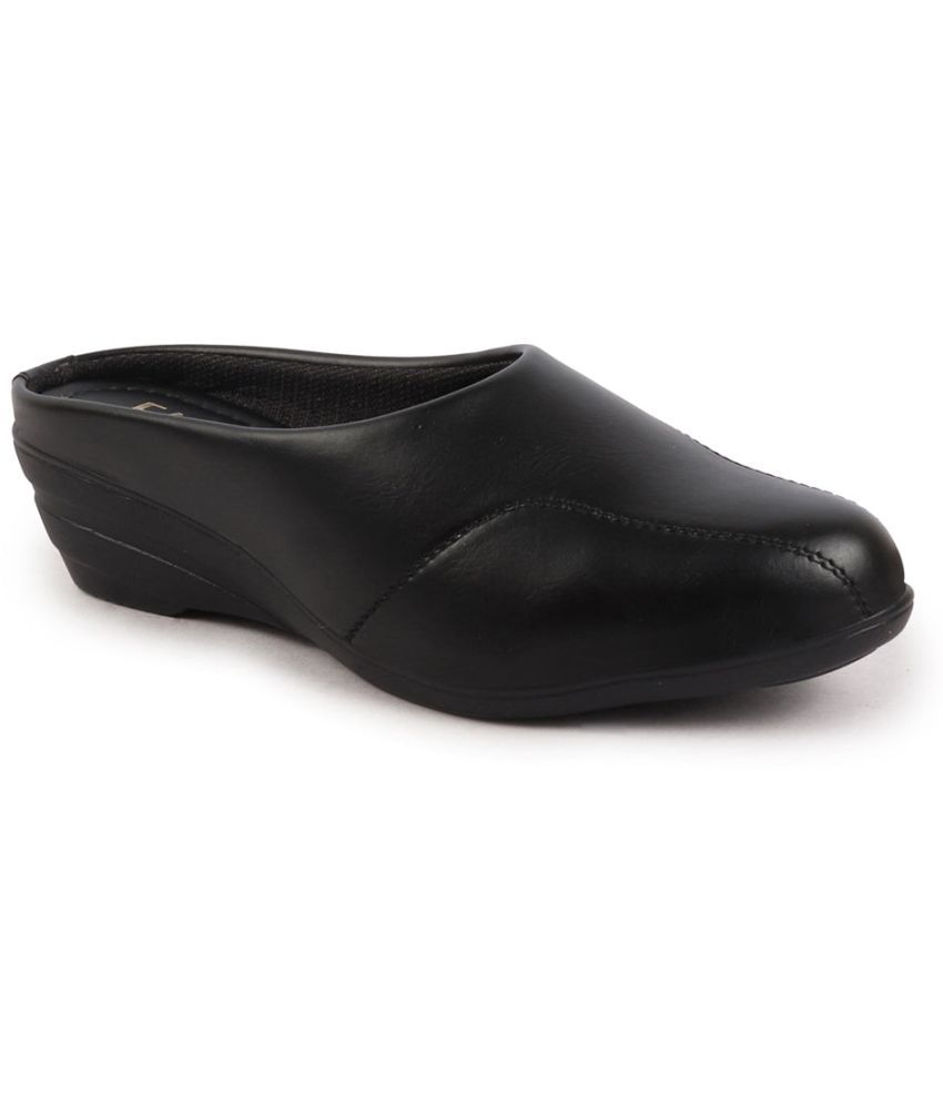     			Fausto Black Women's Mules Heels