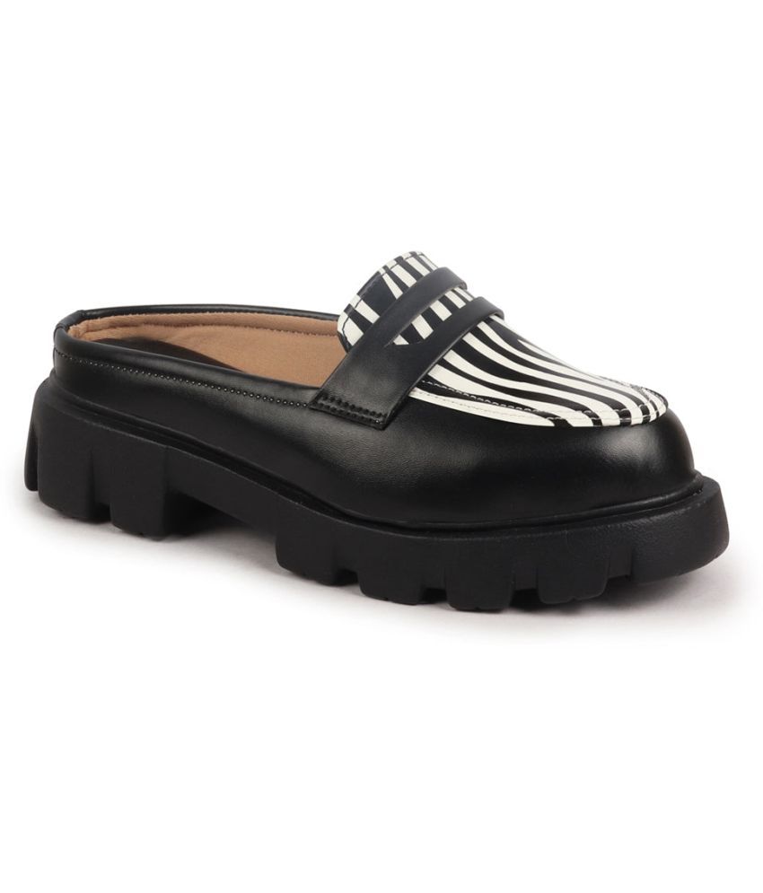     			Fausto Black Women's Mules Shoes