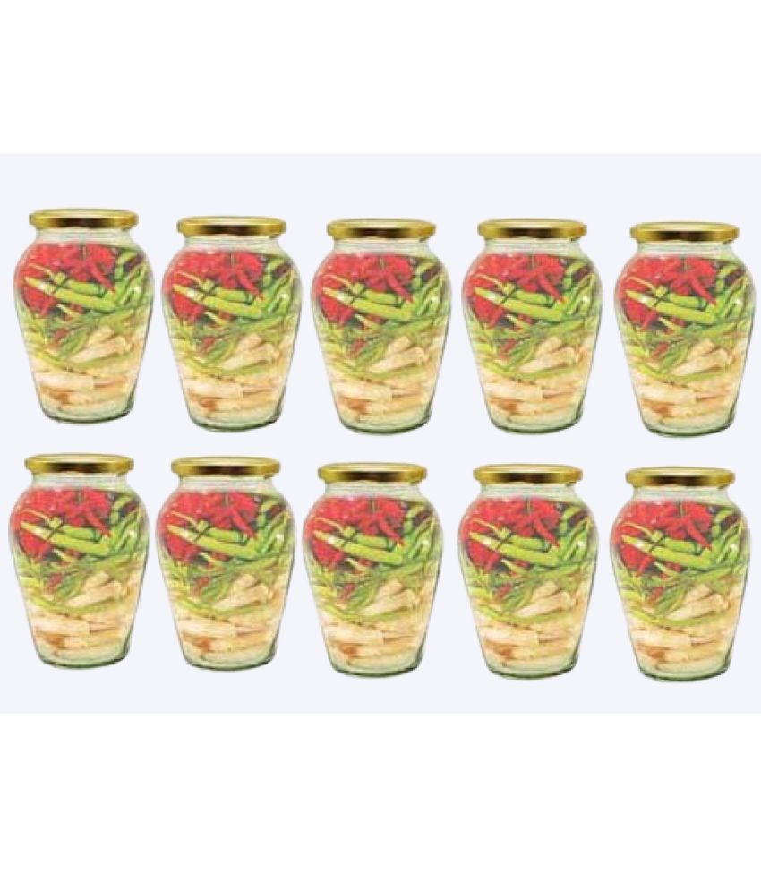     			Somil  Glass Container Glass Transparent Utility Container ( Set of 10 )