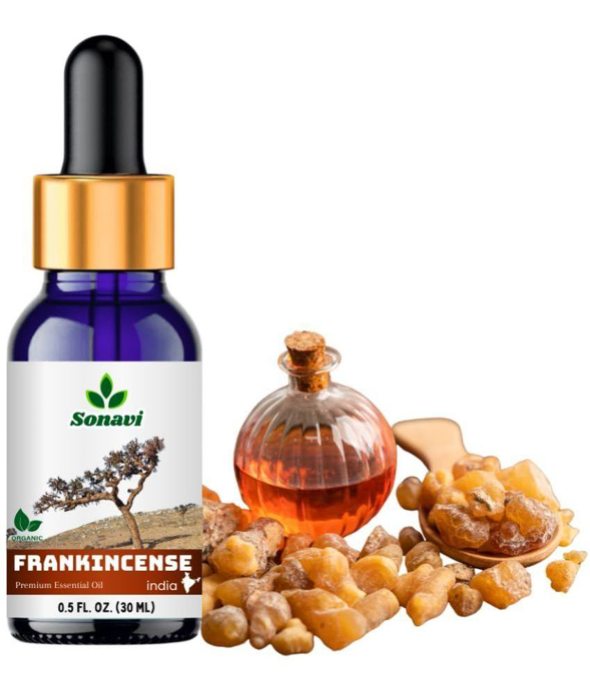     			Sonavi Frankincense Stress Relief Essential Oil Green With Dropper 30 mL ( Pack of 1 )