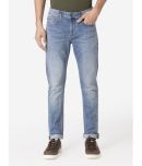 Red Tape Skinny Fit Acid Wash Men's Jeans - Mid Blue ( Pack of 1 )