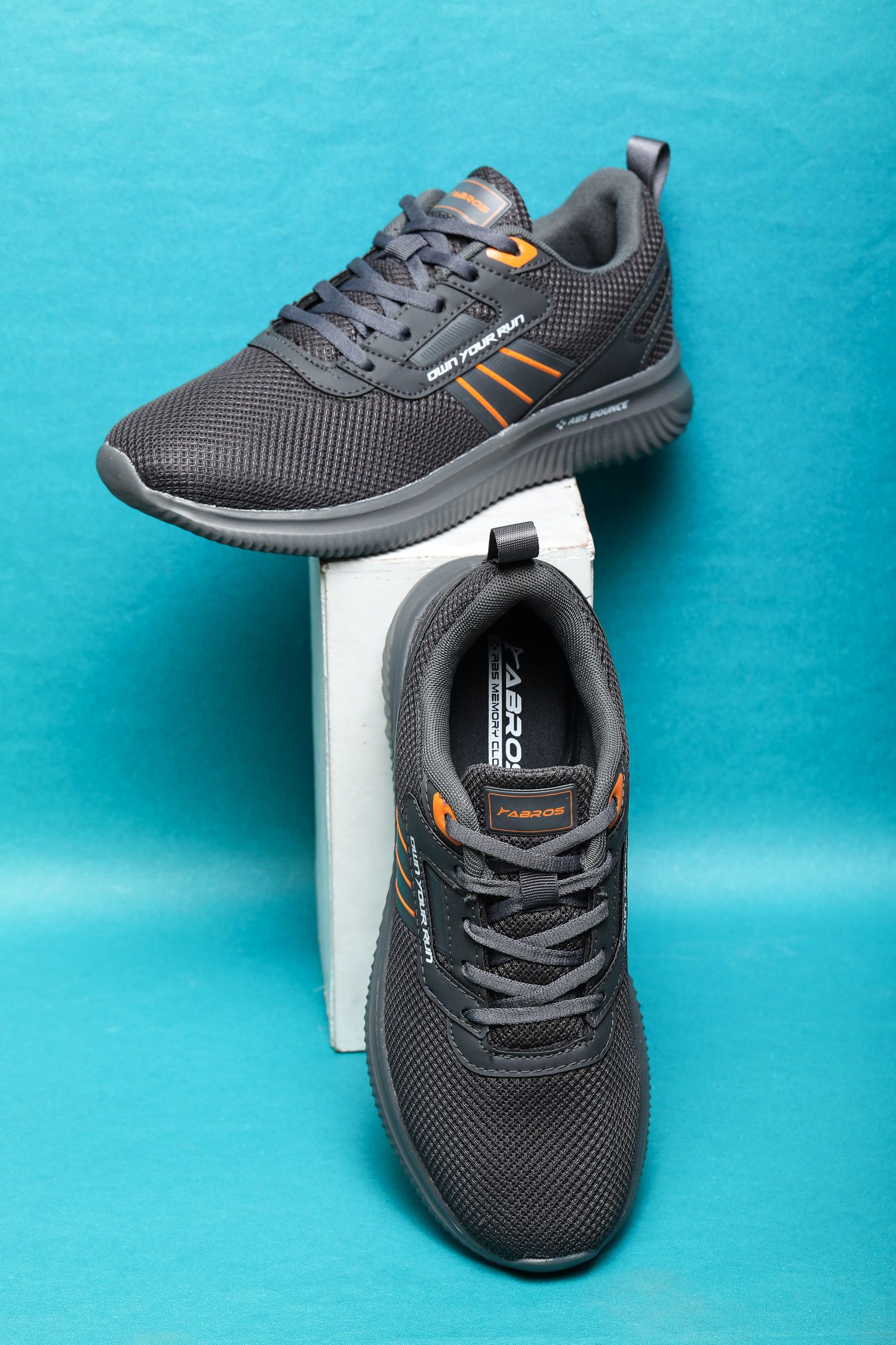     			Abros CHRIS Dark Grey Men's Sports Running Shoes