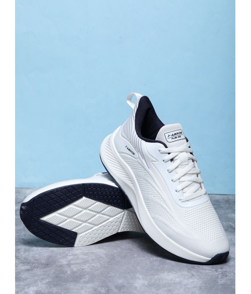     			Abros FORD Off White Men's Sports Running Shoes