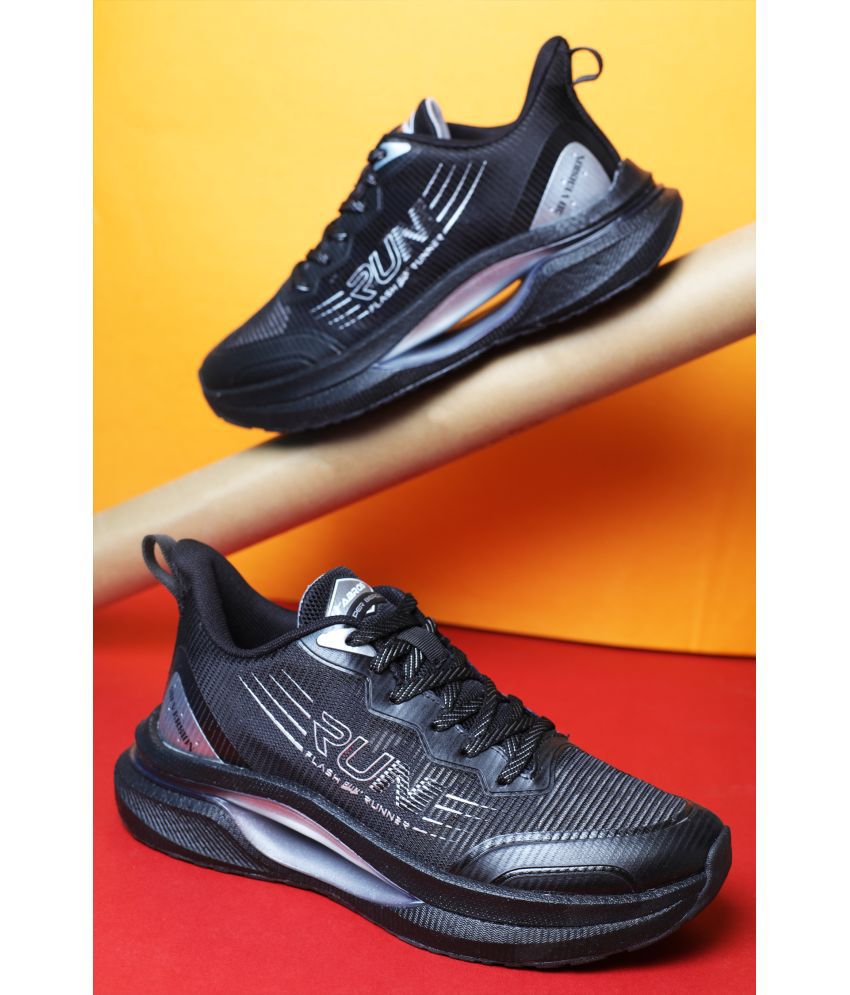     			Abros ROBIN Black Men's Sports Running Shoes
