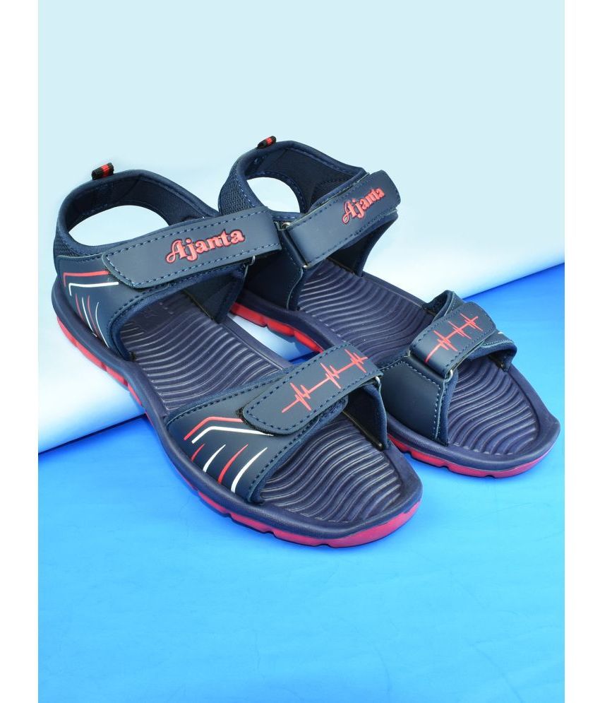    			Ajanta - Blue Men's Floater Sandals