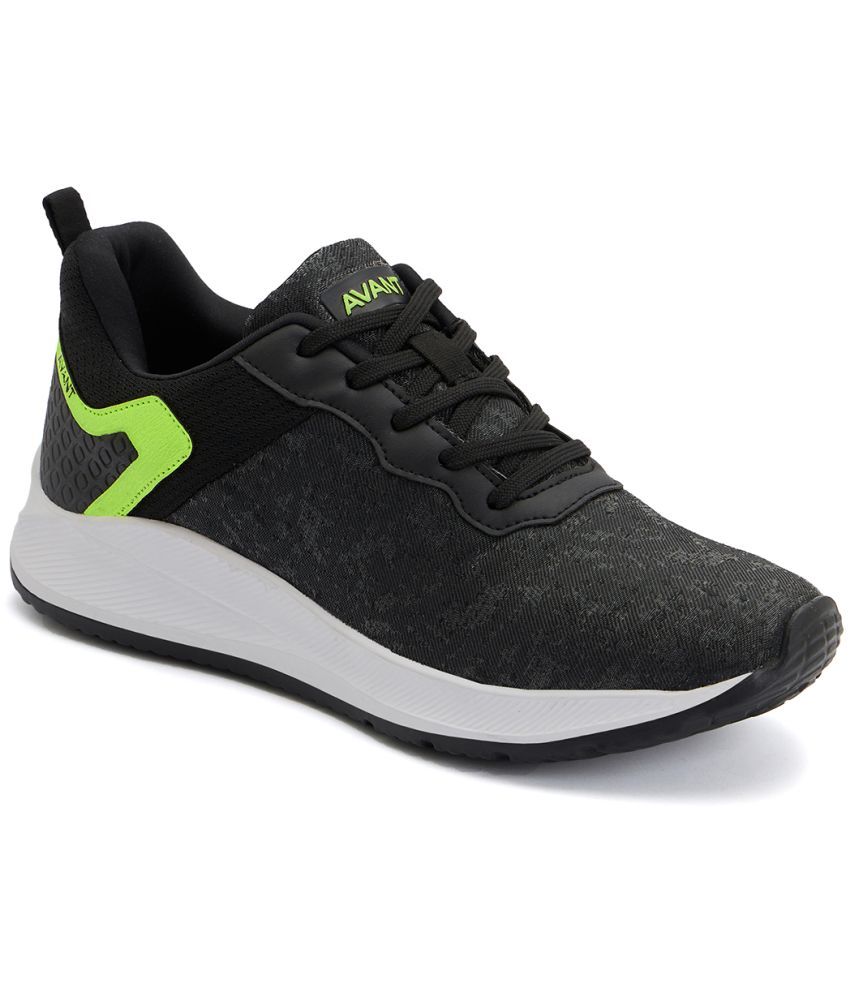     			Avant Omega Black Men's Sports Running Shoes