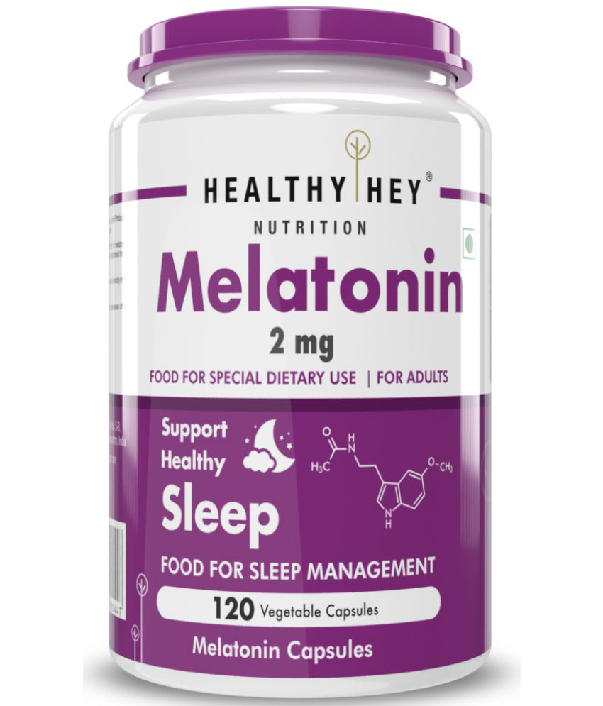     			HEALTHYHEY NUTRITION Sleep Aid Melatonin - Promotes Sleep 2 mg Capsule
