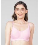 Jockey ES08 Wirefree Non Padded Super Combed Cotton Elastane Full Coverage Nursing Bra - Candy Pink