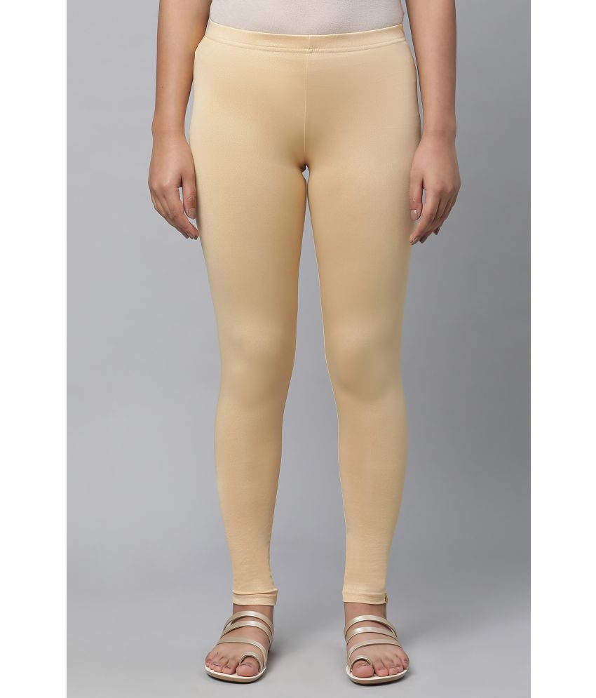     			Aurelia - Gold Polyester Women's Leggings ( Pack of 1 )