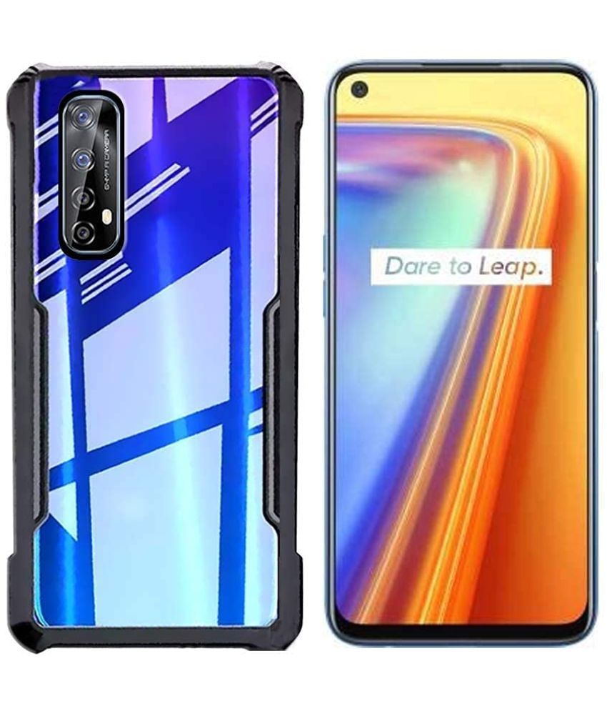     			Bright Traders Hybrid Covers Compatible For Silicon REALME 7 ( Pack of 1 )