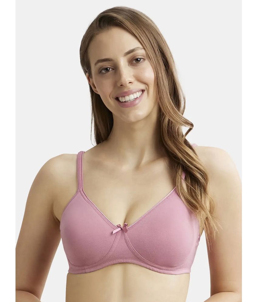     			Jockey 1722 Wirefree Non Padded Super Combed Cotton Elastane Everyday Bra - Heather Rose