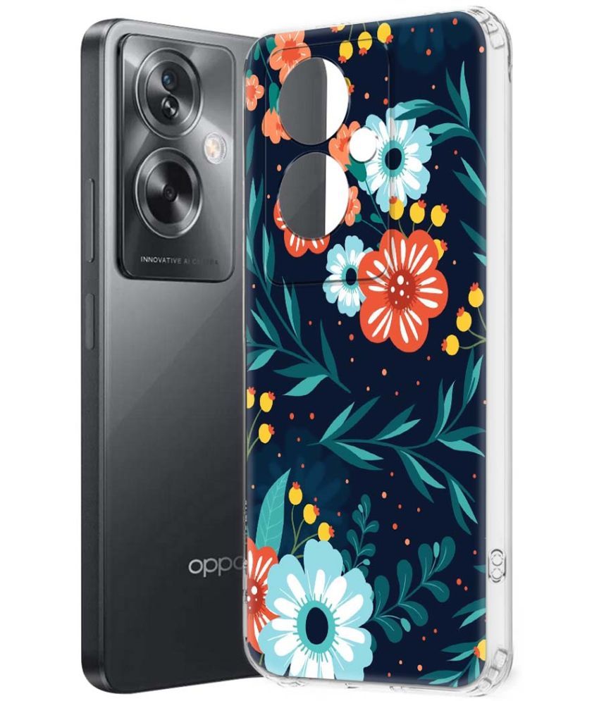     			NBOX Multicolor Printed Back Cover Silicon Compatible For Oppo A79 ( Pack of 1 )