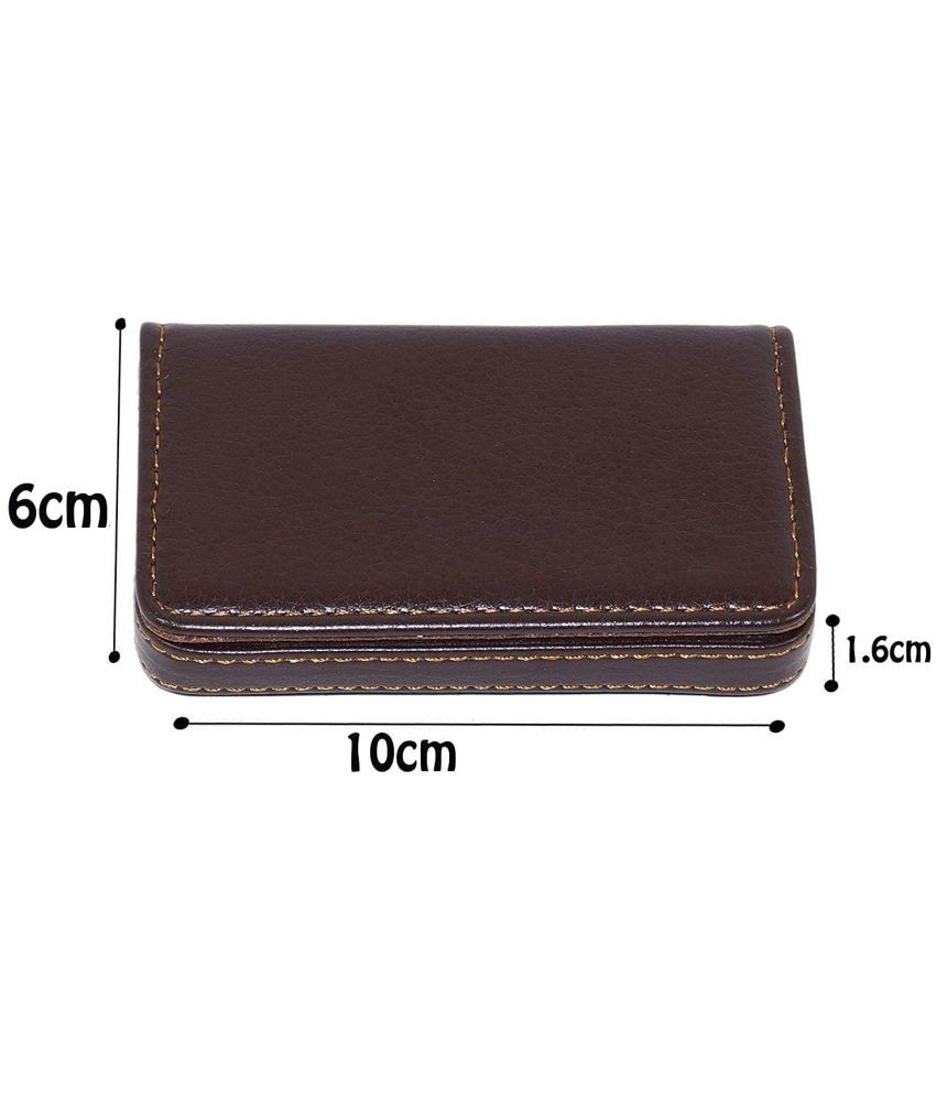     			Rangwell  new Leather Card Holder ( Pack 1 )