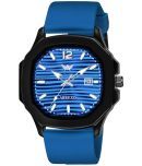 Abrexo Blue Silicon Analog Men's Watch