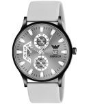 Abrexo Light Grey Silicon Analog Men's Watch