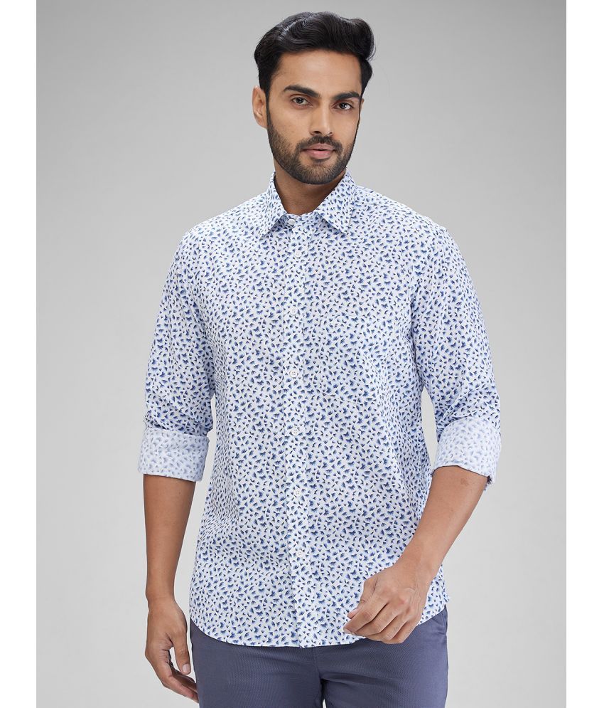     			Colorplus 100% Cotton Regular Fit Printed Full Sleeves Men's Casual Shirt - Blue ( Pack of 1 )