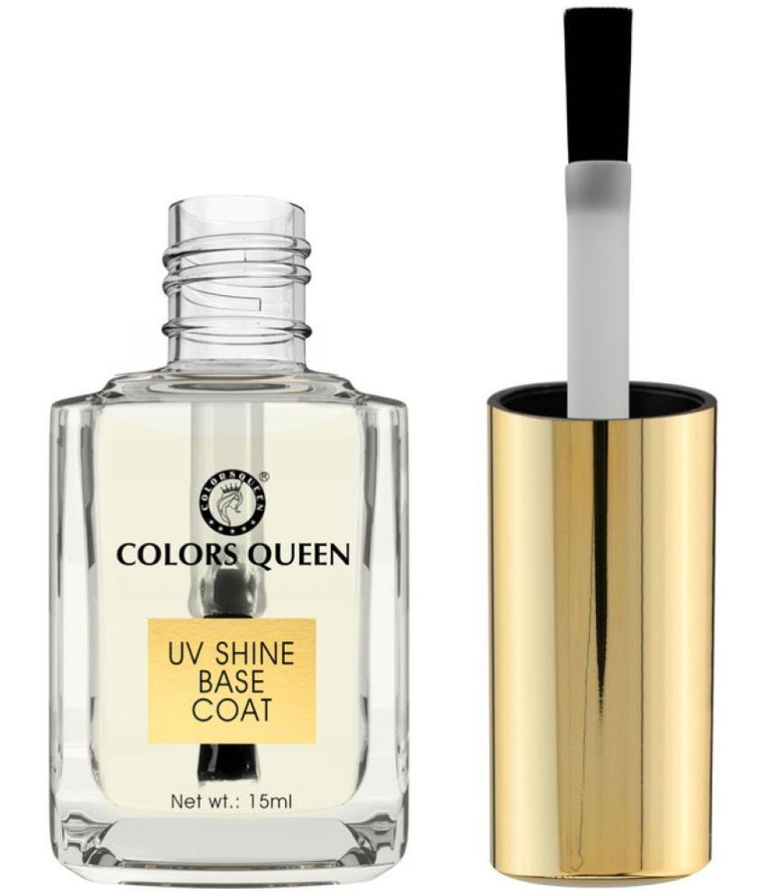     			Colors Queen Nail Care - 15ml, Quick Drying, Long Lasting & Chip Resisting (UV Shine Base Coat)