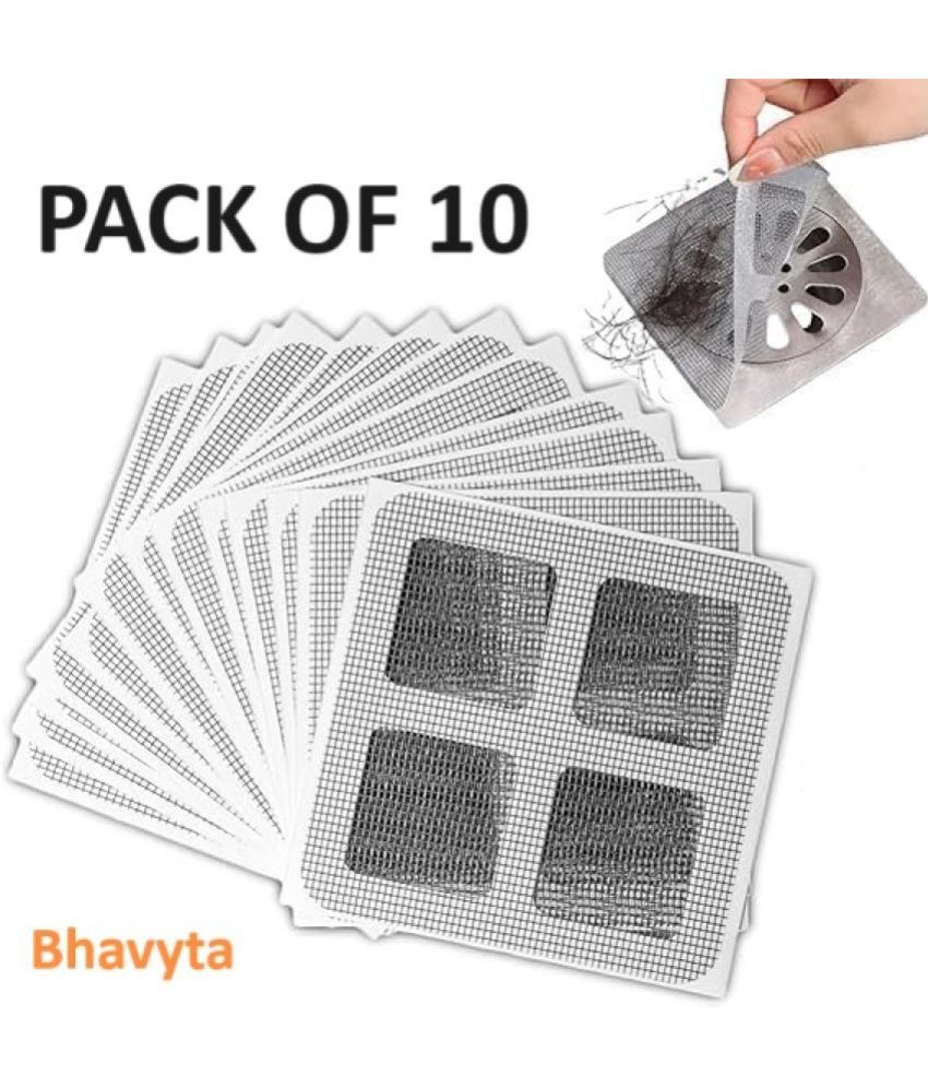     			Bhavyta Drain Hair Catcher Mesh Drain Cleaner Pad Disposable Drain Hair Catcher 100