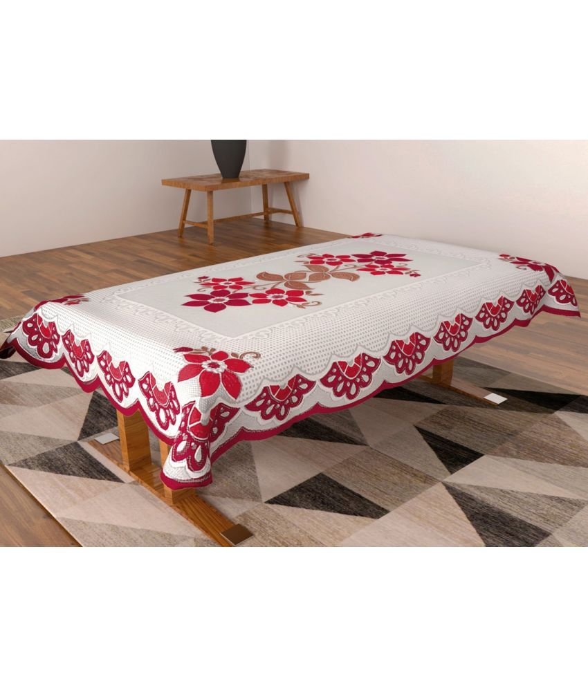     			CASA FURNISHING Polyester Single Centre Table Cover ( 152 cm x 101 cm )