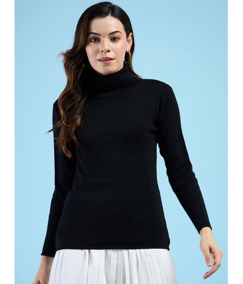     			Clapton Woollen High Neck Women's Skivvy - Black ( Single )