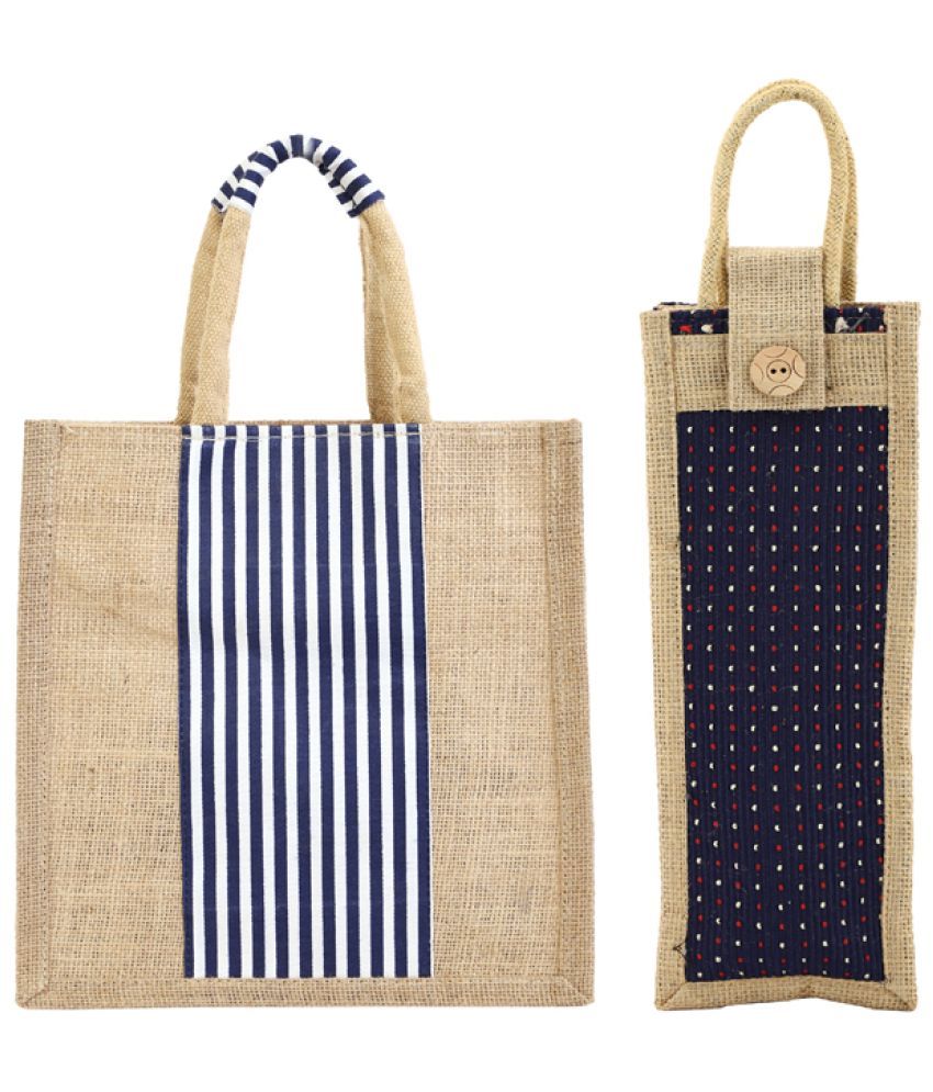     			ENSAC Blue Jute Handheld