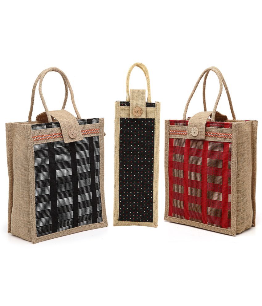     			ENSAC Red Jute Handheld