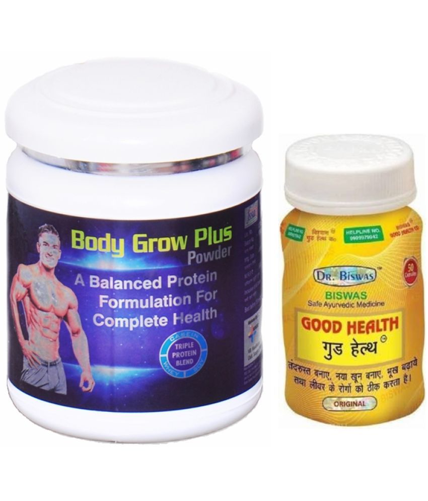     			G & G Pharmacy Biwas Good Health 50no.s & Rikhi Body Grow Plus Powder 300 gm Chocolate Single Pack