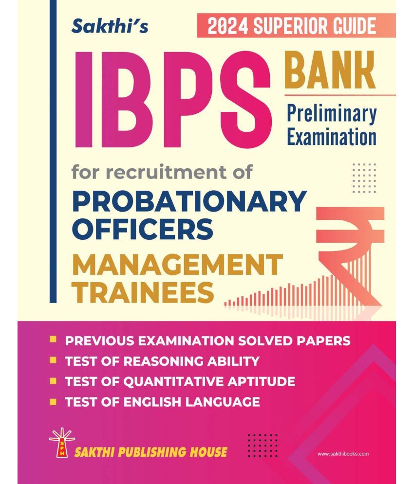     			IBPS Probationary Officers Management / Trainees Preliminary Exam Book 2024