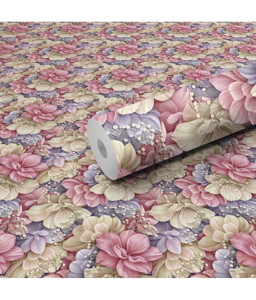     			WallDaddy Floral Wallpaper ( 40 x 300 ) cm ( Pack of 1 )