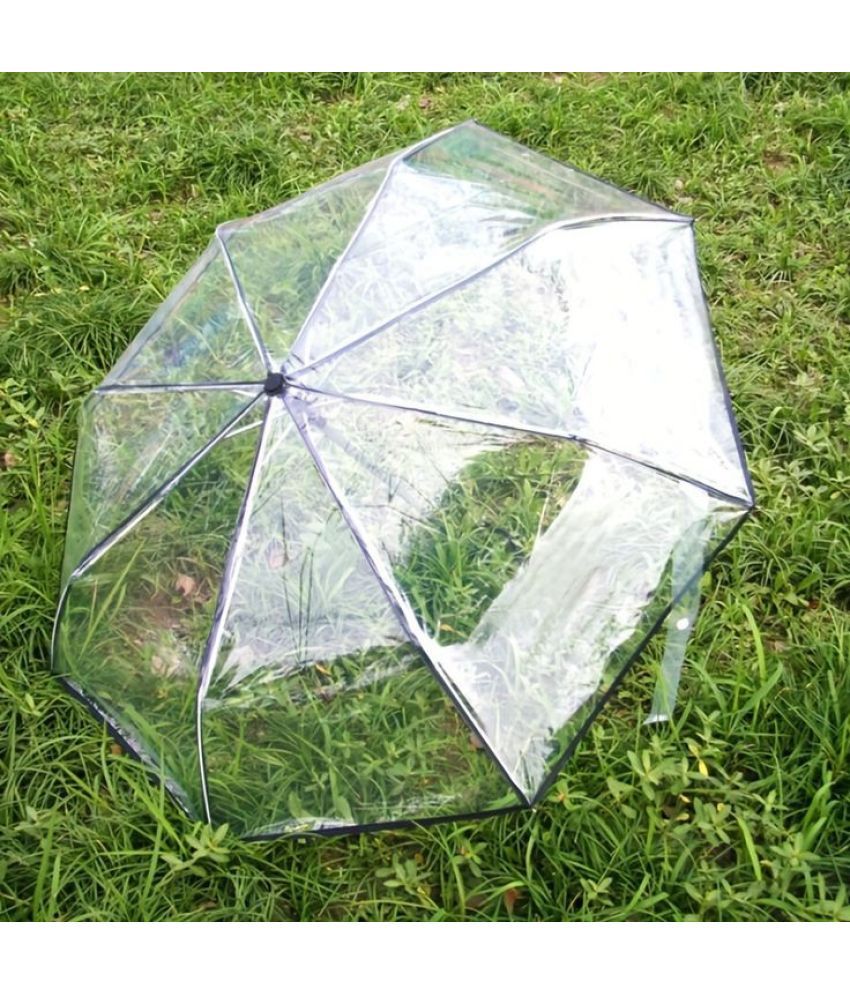     			Infispace White 3 Fold Umbrella