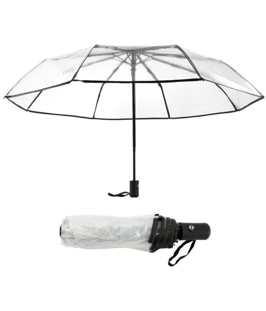     			Infispace White 3 Fold Umbrella