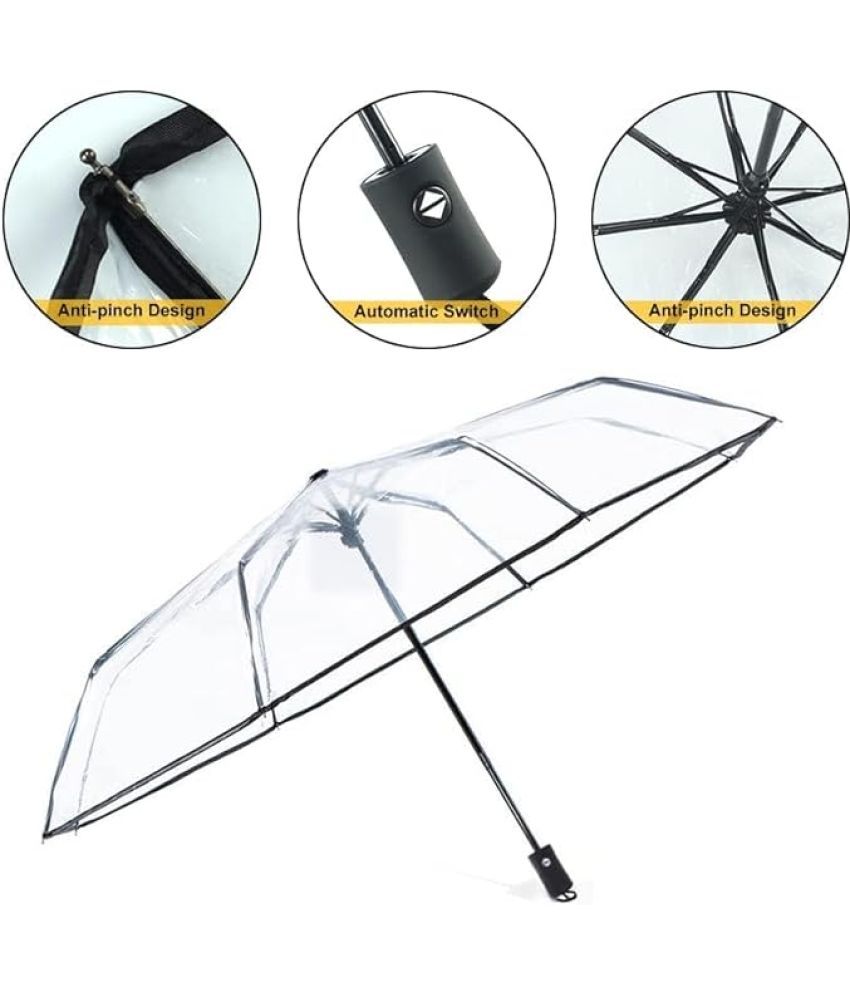     			Infispace White 3 Fold Umbrella