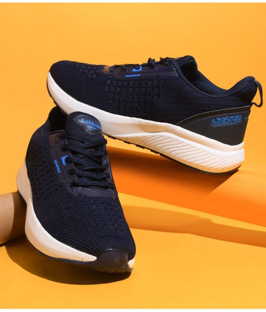     			Lakhani Aashirwad L-Kick-04_Navy Navy Men's Sports Running Shoes